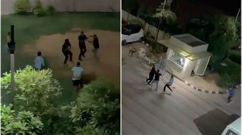 Video: Clash in Gurugram society after guard objects to residents ...