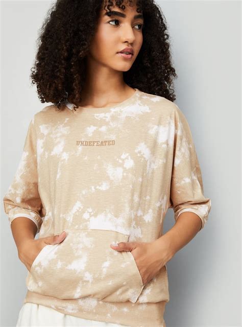 Buy Women Tie & Dye Print Sports T-shirt Online at just Rs. 599.0 ...