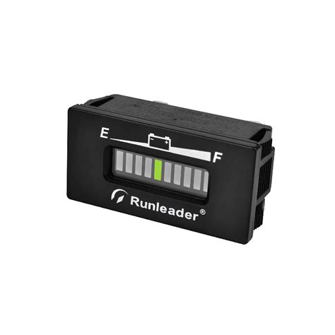 Buy Runleader 12/24V 36V 48V LED Battery Capacity Meter - Charge and ...