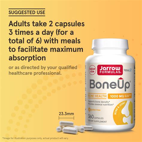 Jarrow Formulas, Bone-Up, 1,000 mg, 360 Capsules