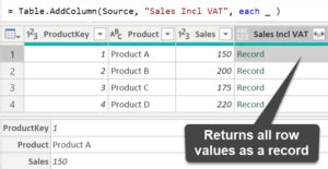 Add Data Entry Column to Power Query Table 的图像结果