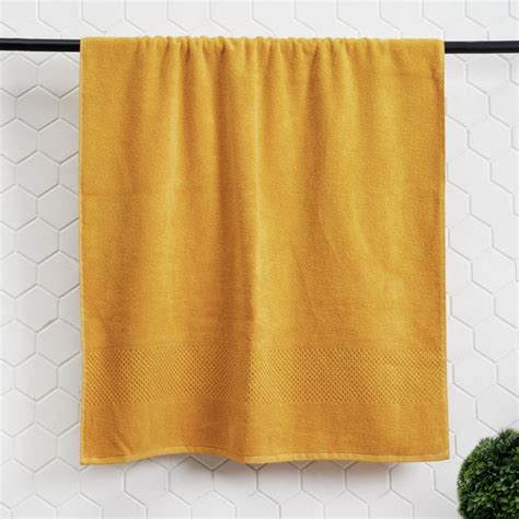 Buy SPACES Textured Cotton Bath Towel from Spaces at just INR 795.0
