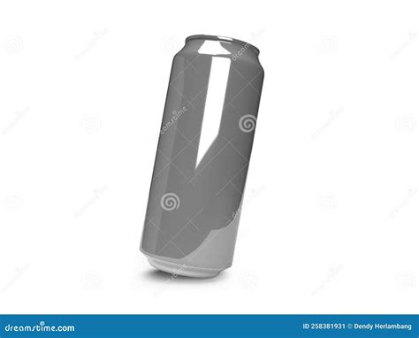 Aluminium Soda Can 3D Illustration Mockup Scene Stock Illustration ...