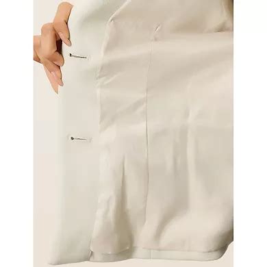 Women's Contrast Turn Down Collar Pocket Single Breasted Winter Peacoat