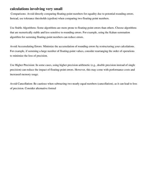 Image result for Comparing Floating Point Numbers