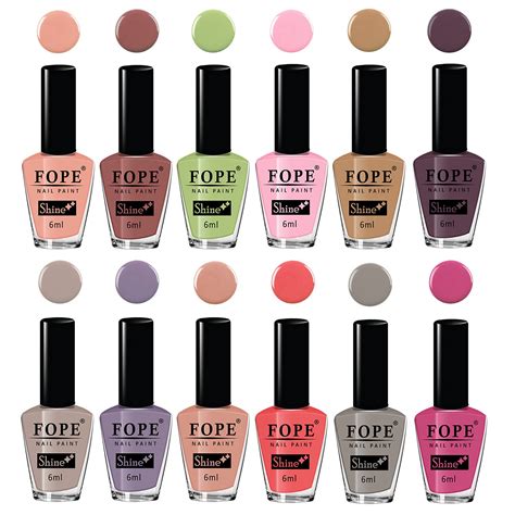 Buy FOPE High Pigment Shine Like Stars Glossy Finish Nail Polish For ...
