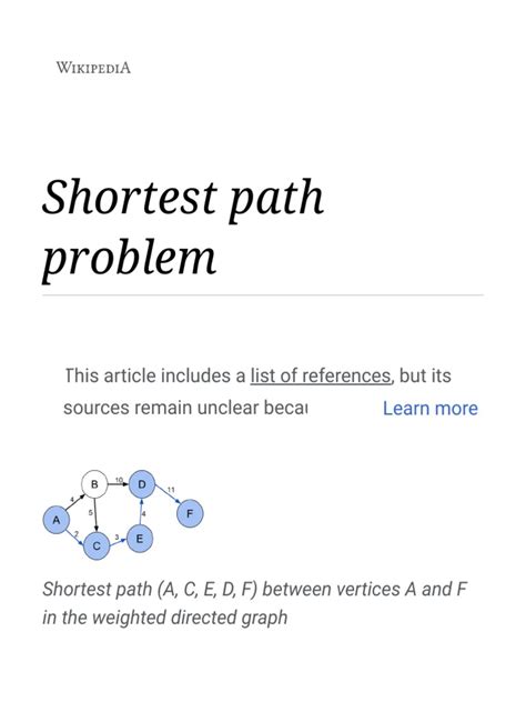 Shortest Path Problem 的图像结果