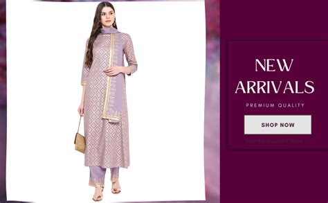 Buy Khushal K Women's Rayon Foil Printed Kurta and Palazzo With Dupatta ...