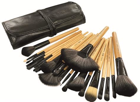 Puna Store 24 Piece Professional Synthetic Makeup Brush Set with ...