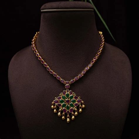 Eshita Silver Reversible Necklace