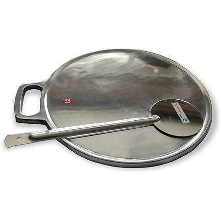 Buy NAAYAGI ® -Flat Model - INDOLIUM | Casted Aluminium TAWA for Roti ...