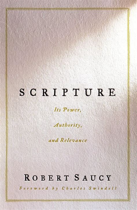 Scripture (Swindoll Leadership Library) eBook : Saucy, Robert: Amazon ...
