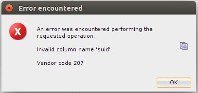 SSRS Invalid Column Name Error 的图像结果