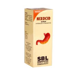 SBL Nixocid Syrup 115 ml - Multimedicos