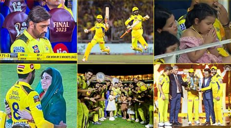 CSK wins: Dhoni making Ambati Rayudu, Jadeja to lift the cup; Ravindra ...