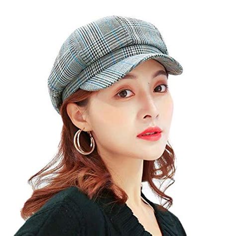 Buy iSWEVEN Women Hat 2022 Beret Fashion Street Wear Newsboy Cap ...