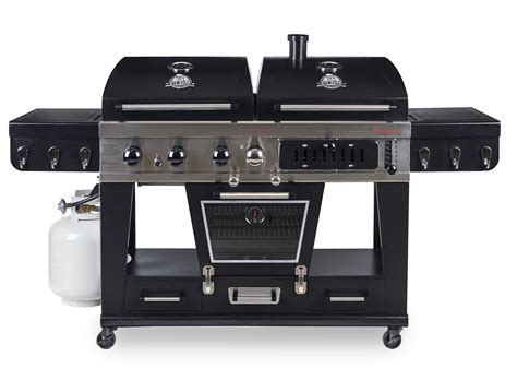 Pit Boss Memphis Ultimate Gas and Charcoal Combo Grill with Electric ...