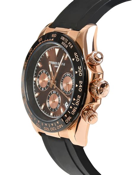 RODERICO GIULIANI ANALOG CHRONOGRAPH ROSE GOLD DIAL ROSE GOLD CASE MEN