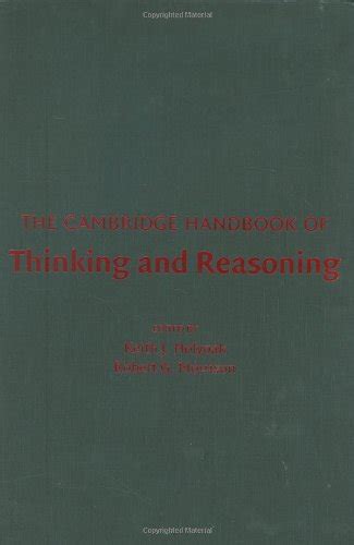 Buy The Cambridge Handbook of Thinking and Reasoning (Cambridge ...