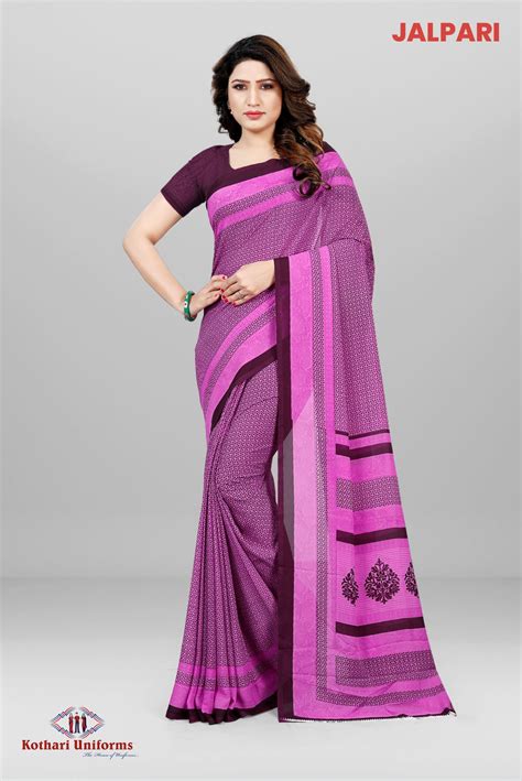 Jalpari - JP7D | KOTHARI UNIFORMS | Uniform Sarees