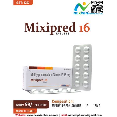 MIXIPRED-16 Tablets Nexwin Pharma Pvt. Ltd.