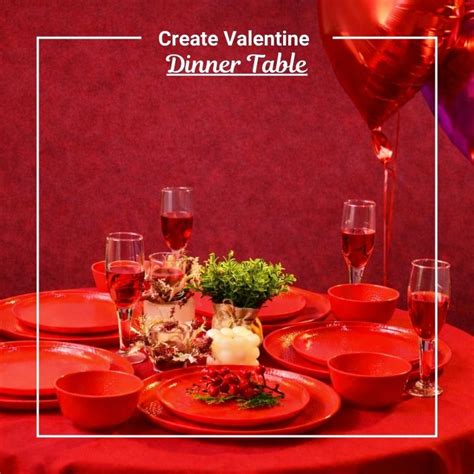 How to Create a Valentine Dinner Table Setup at Home – MARKET99