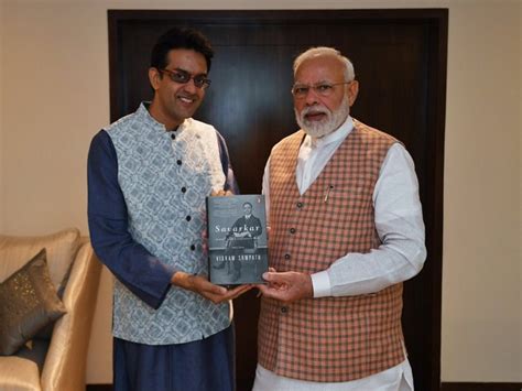 Bengaluru: Narendra Modi lauds Vikram Sampath for his book 'Savarkar'