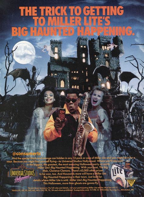 Universal Studio Hollywood ad featuring Clarence Clemons (1990) Photo ...