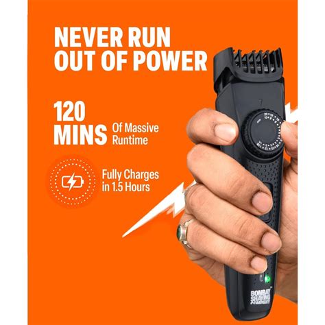 Bombay Shaving Company Beard Trimmer For Men, 2X Fast Charging, USB ...