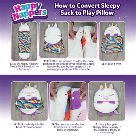 Buy Happy Nappers Pillow & Sleepy Sack- Comfy, Cozy, Compact, Super ...