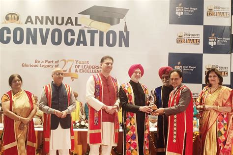 10th Annual Convocation held at Desh Bhagat University.