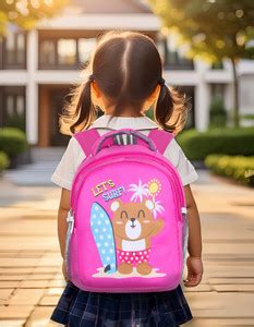 Leather Land Teddy Pink for Class nursery,UKG,LKG,1st standard 21 L ...