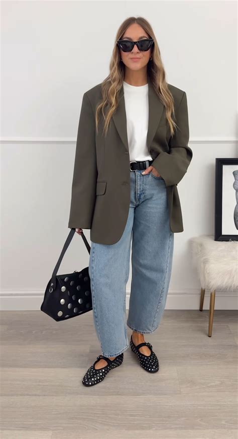 Pin by Louna Martin on Mode | Casual work outfits, Blazer outfits for ...