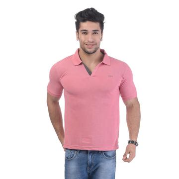Dry Rose Trendy Dual Placket T-shirt – Deer Club