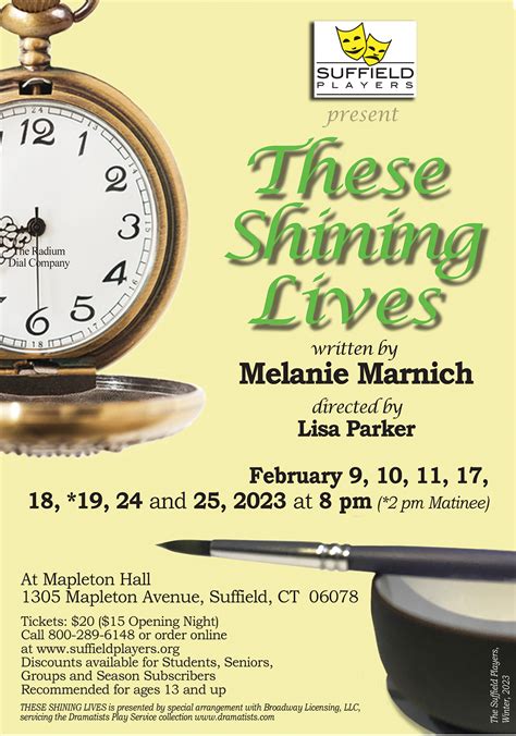 Suffield Players Present: These Shining Lives - The Suffield Observer