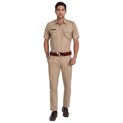 Police Khaki Half Sleeves Shirt and Trouser - Uniform/Vardi – TRENDZMY