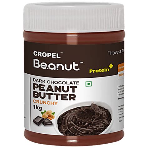 Buy Beanut Dark Chocolate Peanut Butter - Crunchy, Rich In Protein ...
