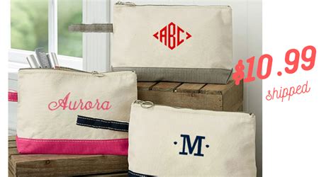 Personalized Canvas Boat Tote Wristlets for $10.99 :: Southern Savers