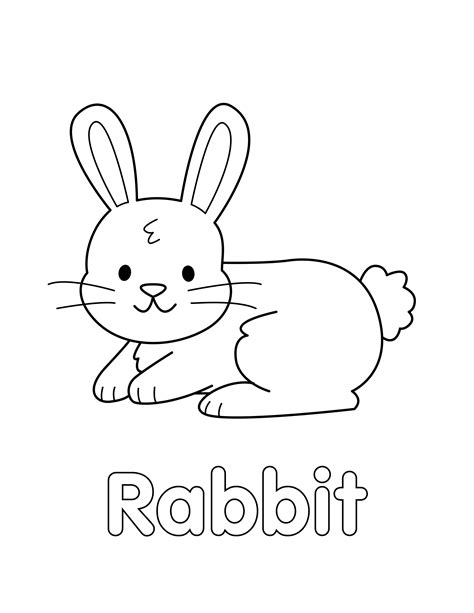 Coloring Pages For Bunny