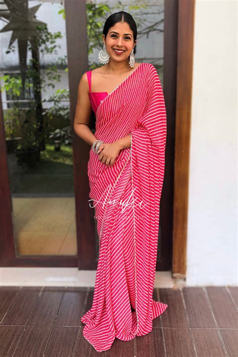 Leheriya Saree - Browse designer leheriya saree online – Anuki.in