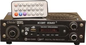 Night Guard NG-101 AC/DC LED Display/Bluetooth/USB/SD Card Slot/FM ...