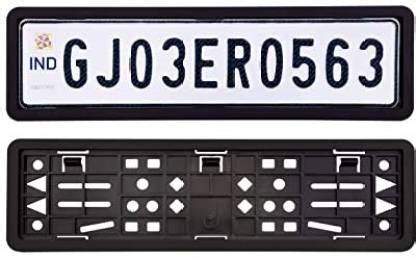 Bubu Car Number plate Frame holder cover suitable for all car (Set of 2 ...