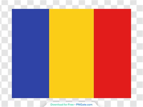 Vertical Tricolor Romania Flag High Quality Free PNG - PNGate
