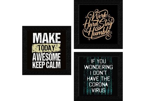 SAF paintings Engineered Wood, Quote, Landscapes, motivational, Flowers ...