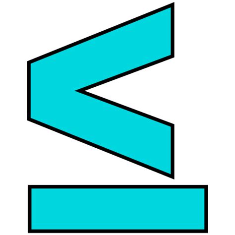 Less than or equal - Free signs icons