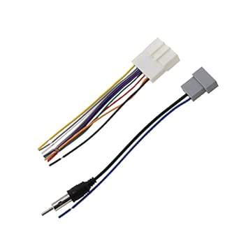 COMBR Car Radio Stereo Wiring Harness Cable+Antenna Adapter For Nissan ...