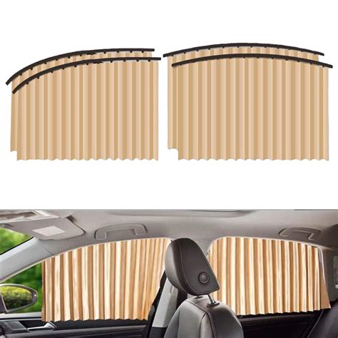 EBIZ HIVE Car Side Window Curtain Slidable Magnetic Car Side Window ...
