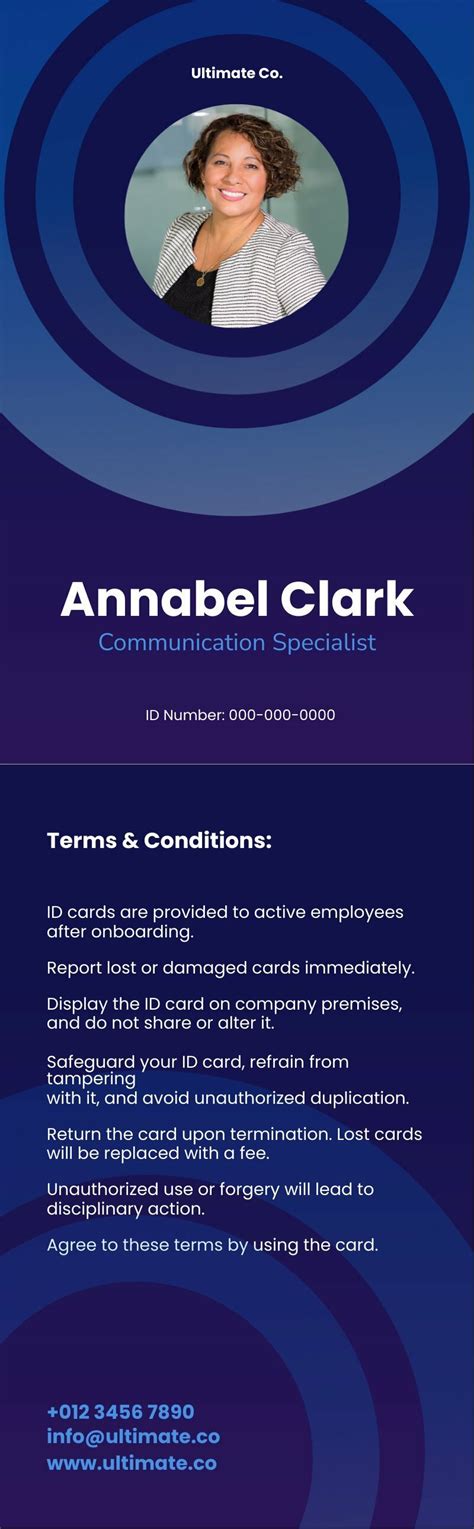 Image result for ID Card Examples