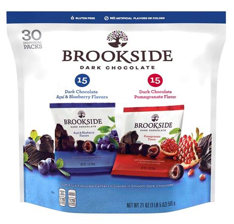 Amazon.com : 2 Set - Product of Brookside Dark Chocolate Variety Pack ...