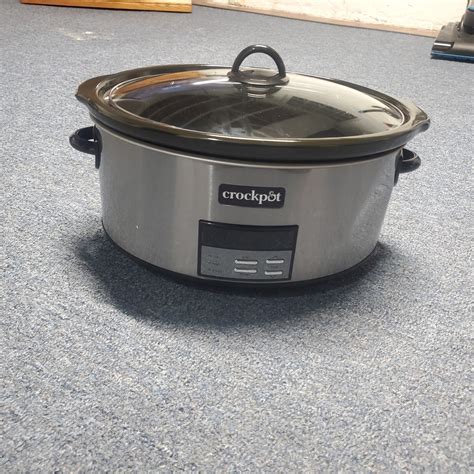 SET of (2) 8 Quart Crock Pot Slow Cooker Handle model SCCPVFC800-DS-BR ...